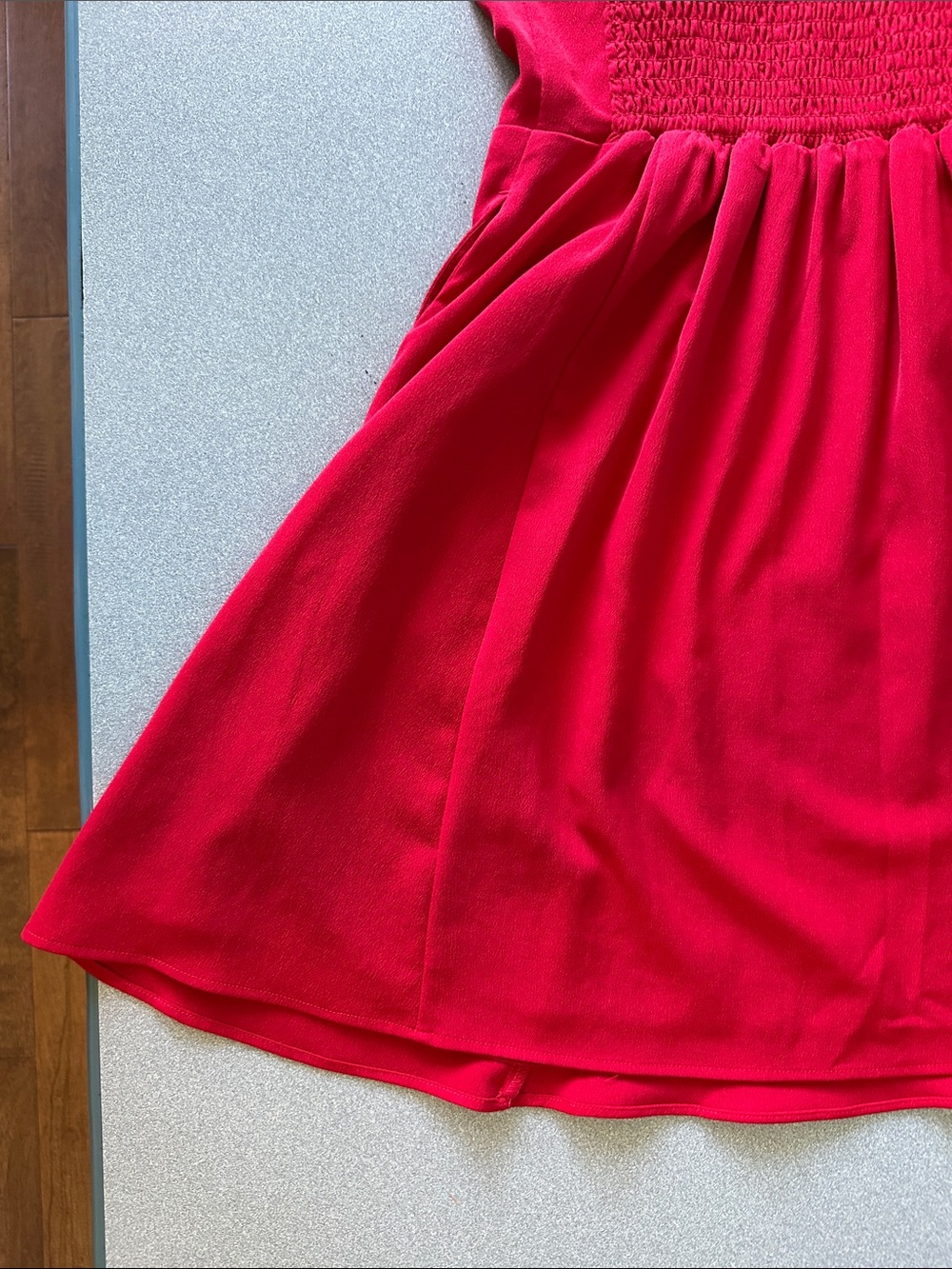 ABERCROMBIE & FITCH Red Mini Dress | Size S - Picture 9 of 10
